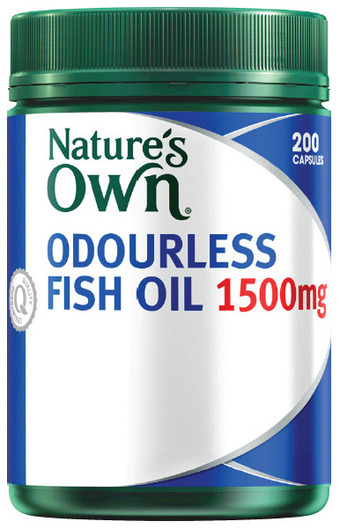 Discount Drug Stores Nature's own odourless fish oil 1500mg 200 capsules offer