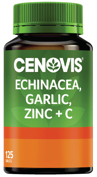 Discount Drug Stores Cenovis echinacea, garlic, zinc + c 125 tablets offer