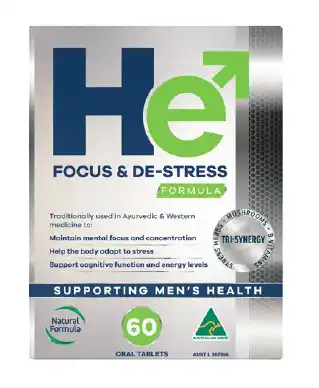 Discount Drug Stores He focus & de-stress 60 tablets offer