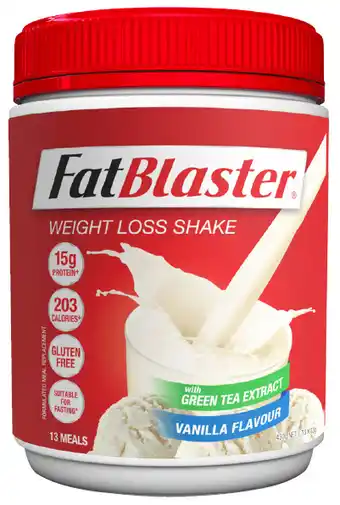 Fatblaster weight loss shake vanilla flavour 430g