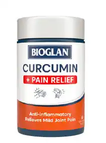 Discount Drug Stores Bioglan curcumin + pain relief 50 tablets offer