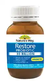 Discount Drug Stores Nature's way restore probiotic 30 billion 30 capsules offer
