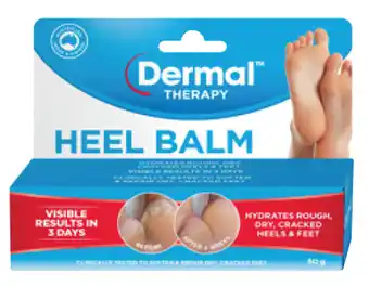 Discount Drug Stores Dermal therapy heel balm 50g offer
