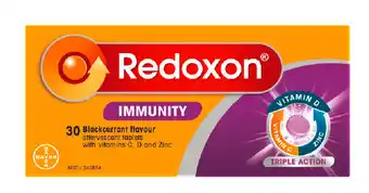 Discount Drug Stores Redoxon immunity blackcurrant flavour 30 effervescent tablets offer