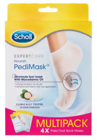 Discount Drug Stores Scholl macadamia oil pedimask 4x multipack offer
