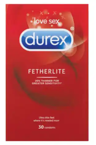 Durex fetherlite condoms 30 pack