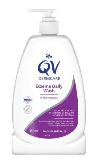 Discount Drug Stores Qv dermcare eczema daily wash 350ml offer