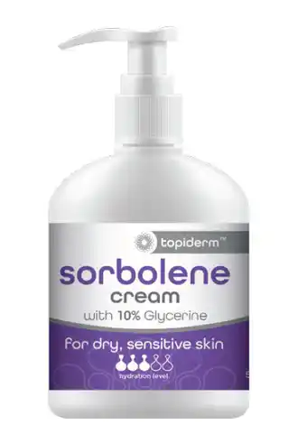 Topiderm sorbolene cream with 10% glycerine 500ml