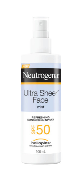 Discount Drug Stores Neutrogena ultra sheer face mist spf50 100ml offer