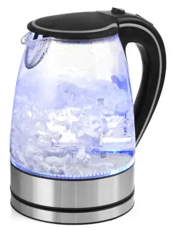 Rivers Pursonic 1.7 litre blue led glass kettle offer