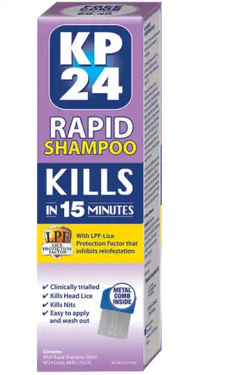 Kp24 rapid shampoo 100ml