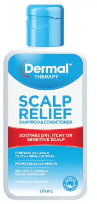 Chemist Discount Centre Dermal therapy scalp relief shampoo & conditioner 210ml offer