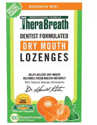 Therabreath dry mouth lozenges 100 lozenges