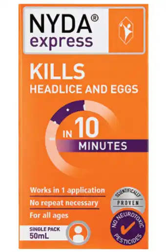 Nyda express head lice treatment 50ml