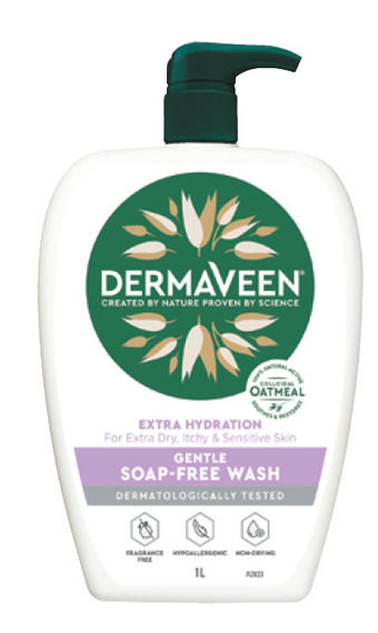 Chemist Discount Centre Dermaveen extra gentle soap free wash 1 litre offer