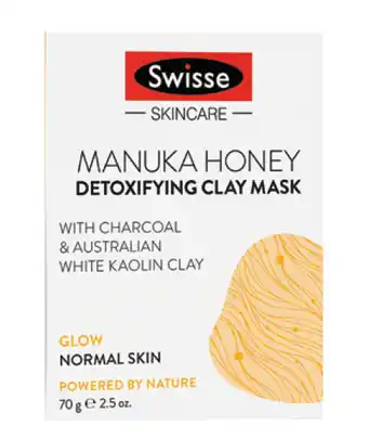 Chemist Discount Centre Swisse manuka honey detoxifying facial mask 70ml - clearance offer