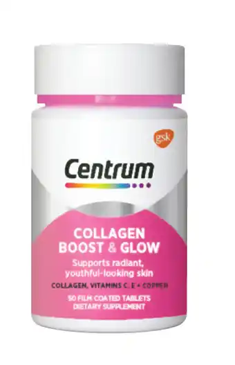 Chemist Discount Centre Centrum collagen boost & glow 50 capsules offer
