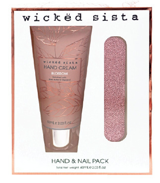 Chemist Discount Centre Wicked sista rose gold hand & nail pack blossom offer