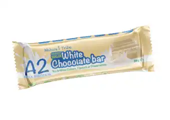 Chemist Discount Centre Nature’s tribe a2 white chocolate bar 38g offer