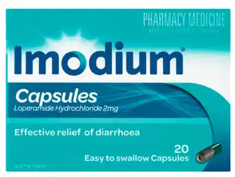 Imodium diarrhoea relief 20 caplets