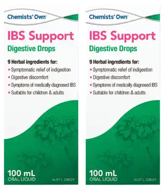 Chemist's own ibs support digestive drops 100ml