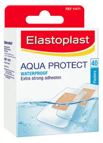 Chemist Discount Centre Elastoplast aqua protect waterproof plasters 40 pack offer