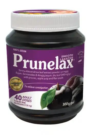 Chemist Discount Centre Prunelax smooth spread 300g offer