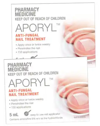 Chemist Discount Centre Aporyl nail lacquer kit offer