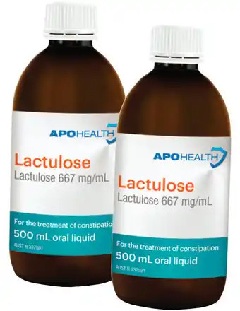 Chemist Discount Centre Apohealth lactulose 667mg/ml 500ml offer