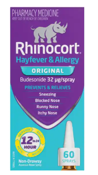 Rhinocort hayfever & allergy nasal spray 60 sprays