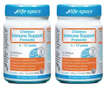 Chemist Discount Centre Life-space children’s immune support probiotic 60g offer