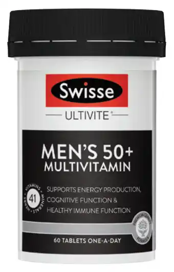 Chemist Discount Centre Swisse men’s ultivite 50+ 60 tablets offer