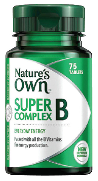Nature’s own super b complex 75 tablets