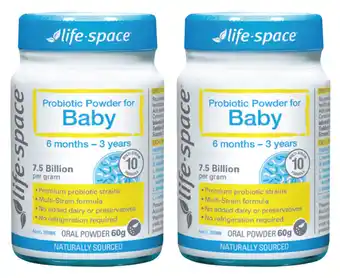 Chemist Discount Centre Life-space baby probiotic powder 60g offer
