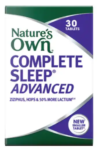 Chemist Discount Centre Nature’s own complete sleep advanced 30 tablets offer