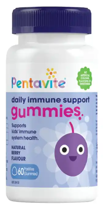 Chemist Discount Centre Pentavite daily immune support gummies 60 packs offer