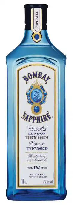 Cellarbrations Bombay sapphire gin 1 litre offer