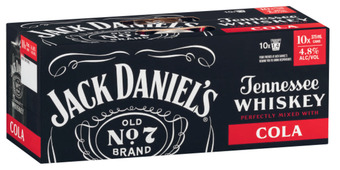 Liquorland Jack daniels double jack & cola can 375ml (10 pack) offer