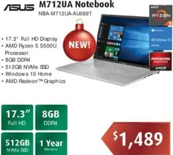 Leader Computers Asus M12UA Notebook offer