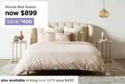 Early Settler Boucle Bed Queen offer