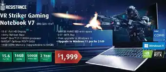 VR Strike Gaming Notebook V7