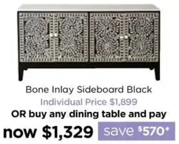 Bone Inlay Sideboard