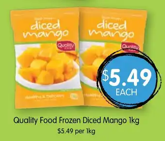 Spudshed Quality Food Frozen Diced Mango offer