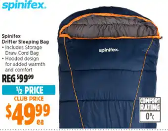 Anaconda Spinifex Drifter Sleeping Bag offer