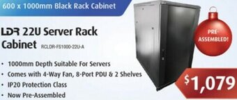 LDR 22U Server Rack Cabinet