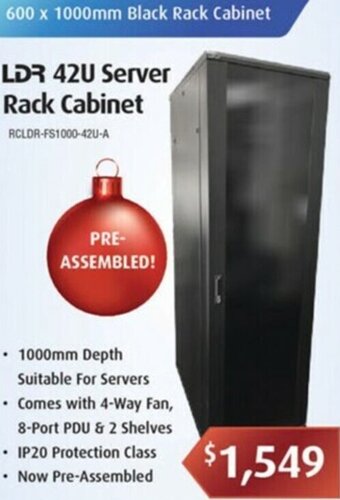 LDR 42U Server Rack Cabinet