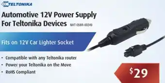 Leader Computers Automative 12V Power Supply For Teltonika Devices offer