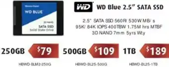 WD Blue 2.5" Sata SSD