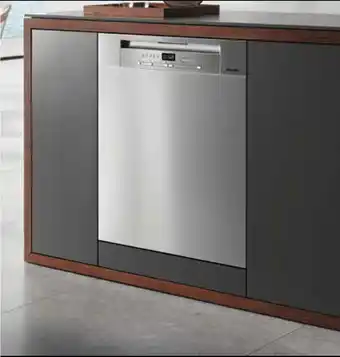 The Good Guys Miele 60cm built-under dishwasher - clean steel offer