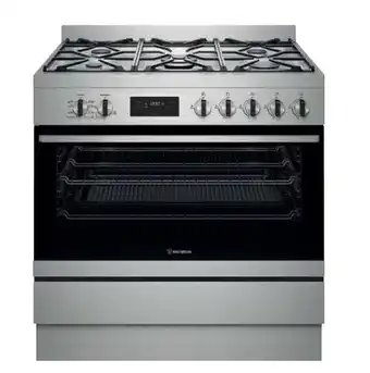 The Good Guys Westinghouse 90cm dual fuel upright cooker - stainless steel offer